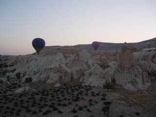 En globo por Cappadocia